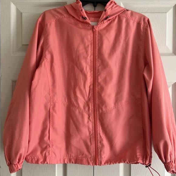 Appleseed’s Petites Jacket Women’s zipper Down Long Sleeves Orange Sz 4p - Picture 2 of 7